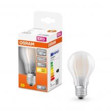 OSRAM E27 LED Lampe Retrofit Classic 4W wie 40W warmweißes Licht 2700K matt Birnenform